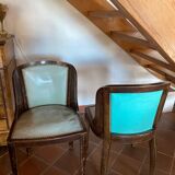 Set of 6 art deco dining chairs