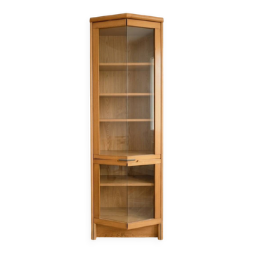 Bibliothèque vitrine ancienne en bois
