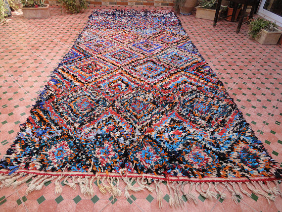 Carpet boucherouite 350 x 149 cm