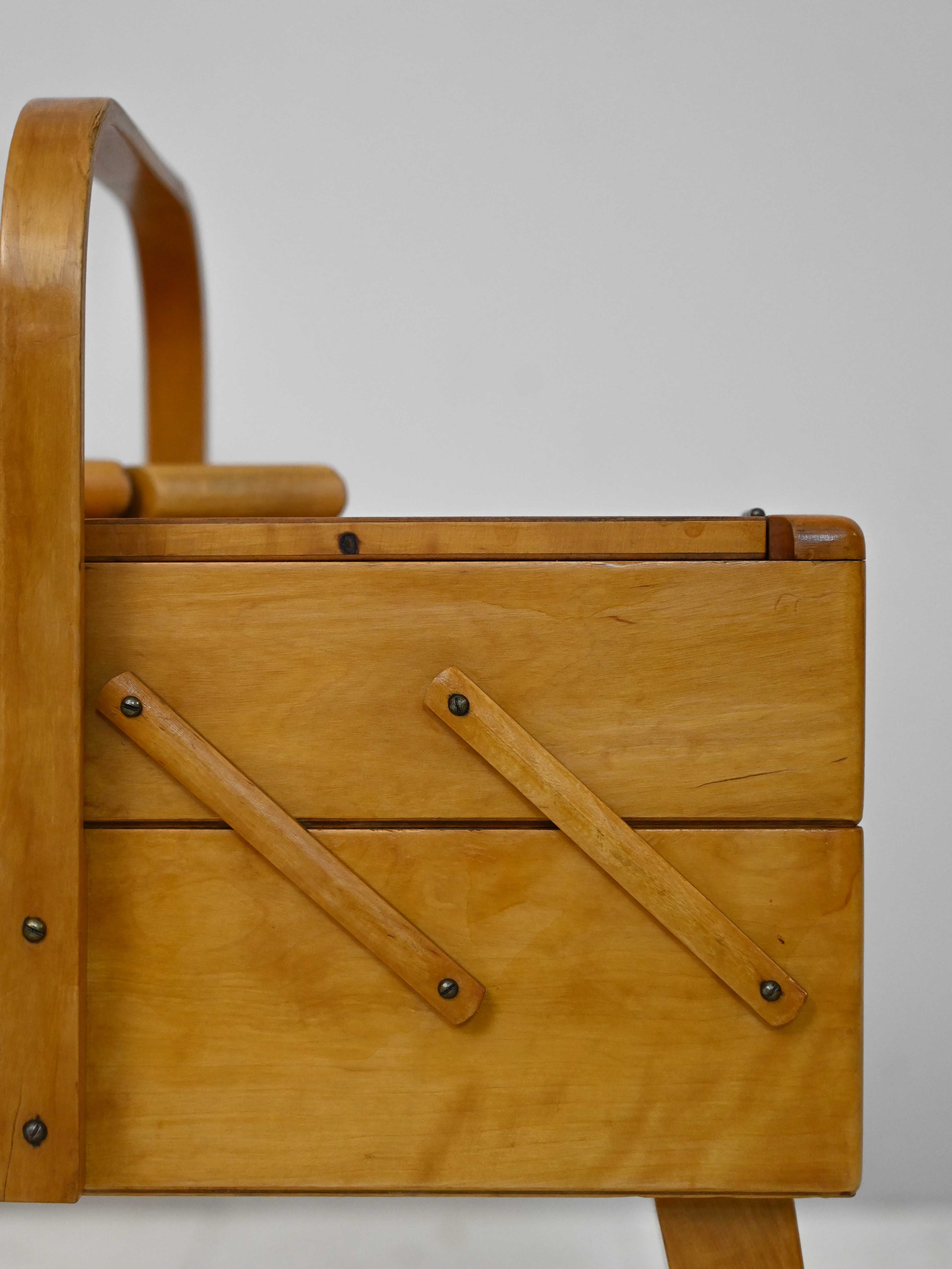 Scandinavian sewing basket