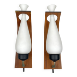 Stilnovo wall sconces, Italy, 1950s, set of 2