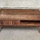 Table basse scandinave vintage en bois avec tiroir