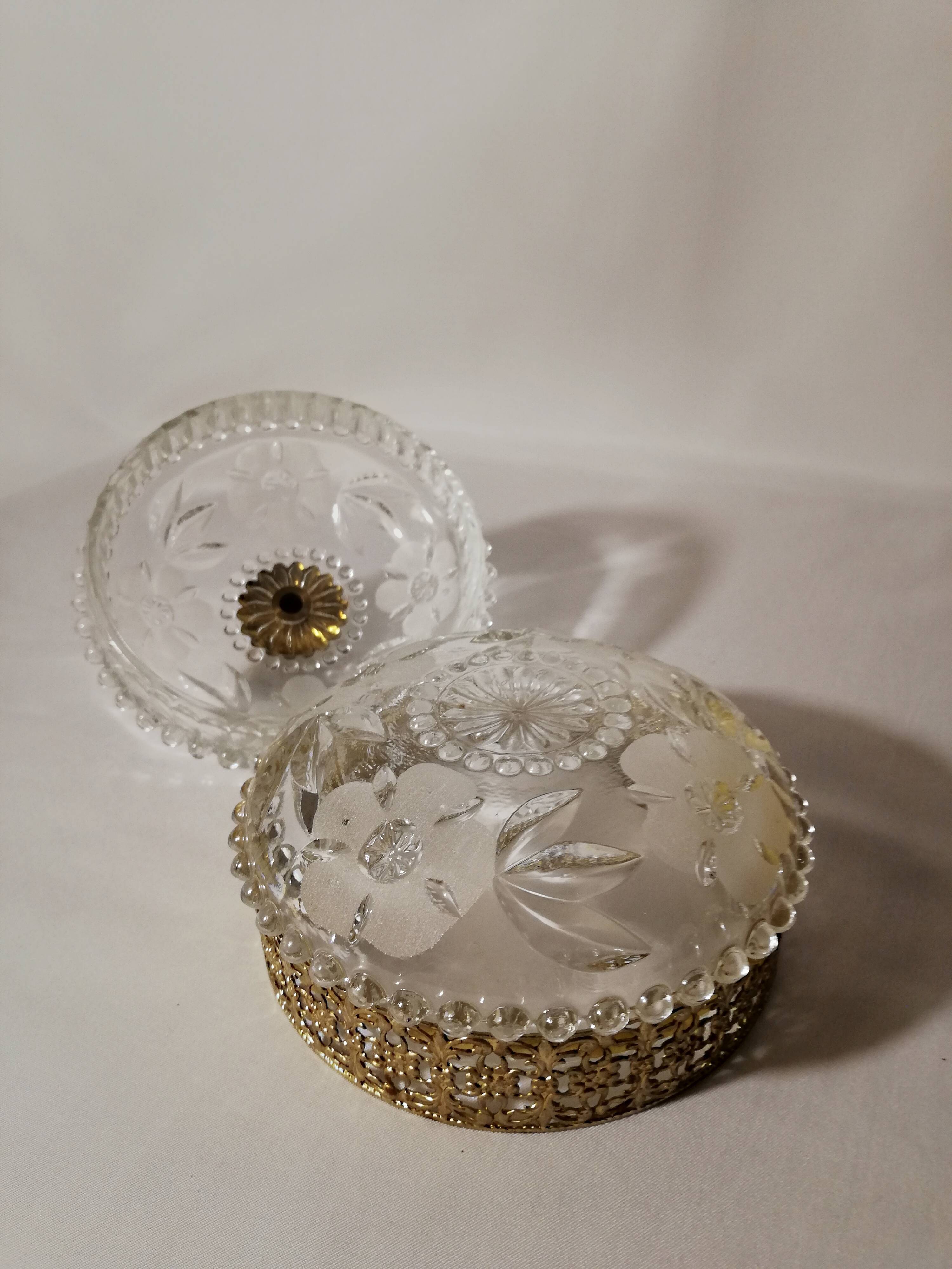 Crystal Art Deco Box