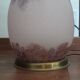 Lampe œuf en opaline