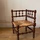 Fireplace armchair or children's straw corner
