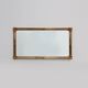 Large 20th century rectangle gilded Deknudt mirror in Baroque style, Belgiu