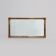 Large 20th century rectangle gilded Deknudt mirror in Baroque style, Belgiu