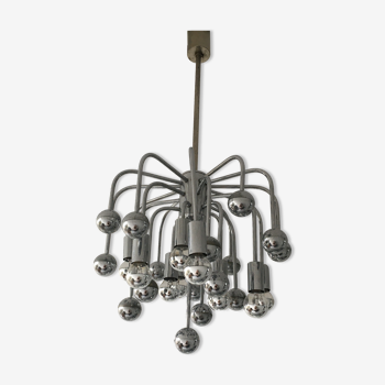 Space age sixties design sputnik hanging lamp , 1960’s