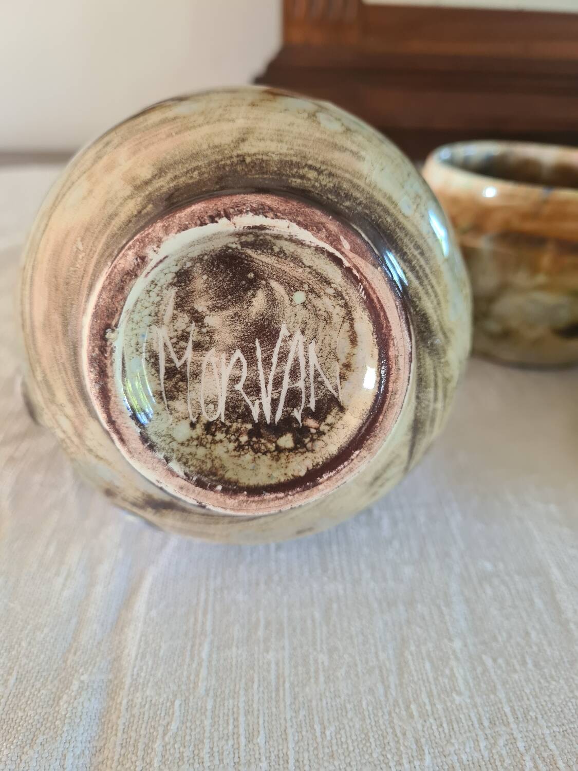 Gaston Gaubier Morvan stoneware coffee set