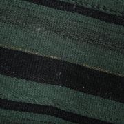 Green & Black Vintage Kilim Rug, 86x86Cm