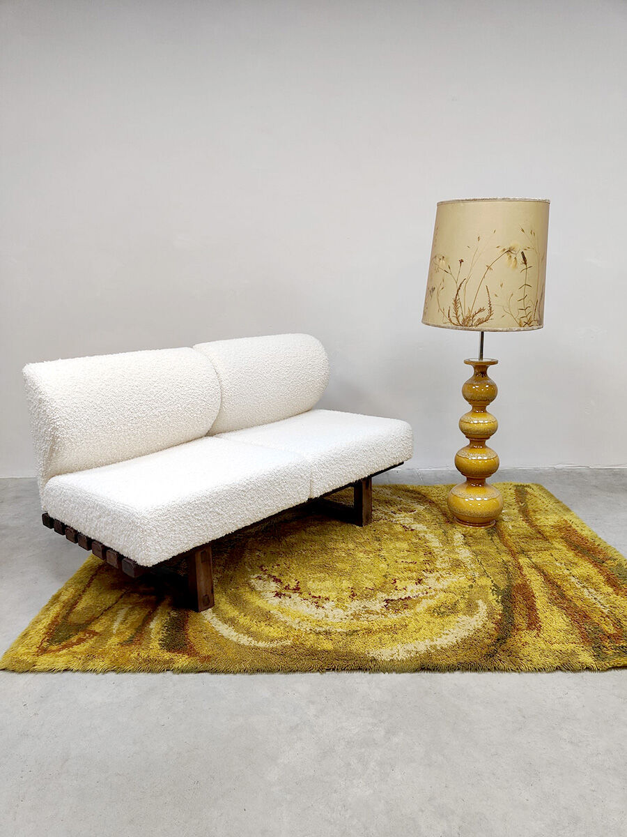 Tapis suédois design vintage 'Psychédélique'