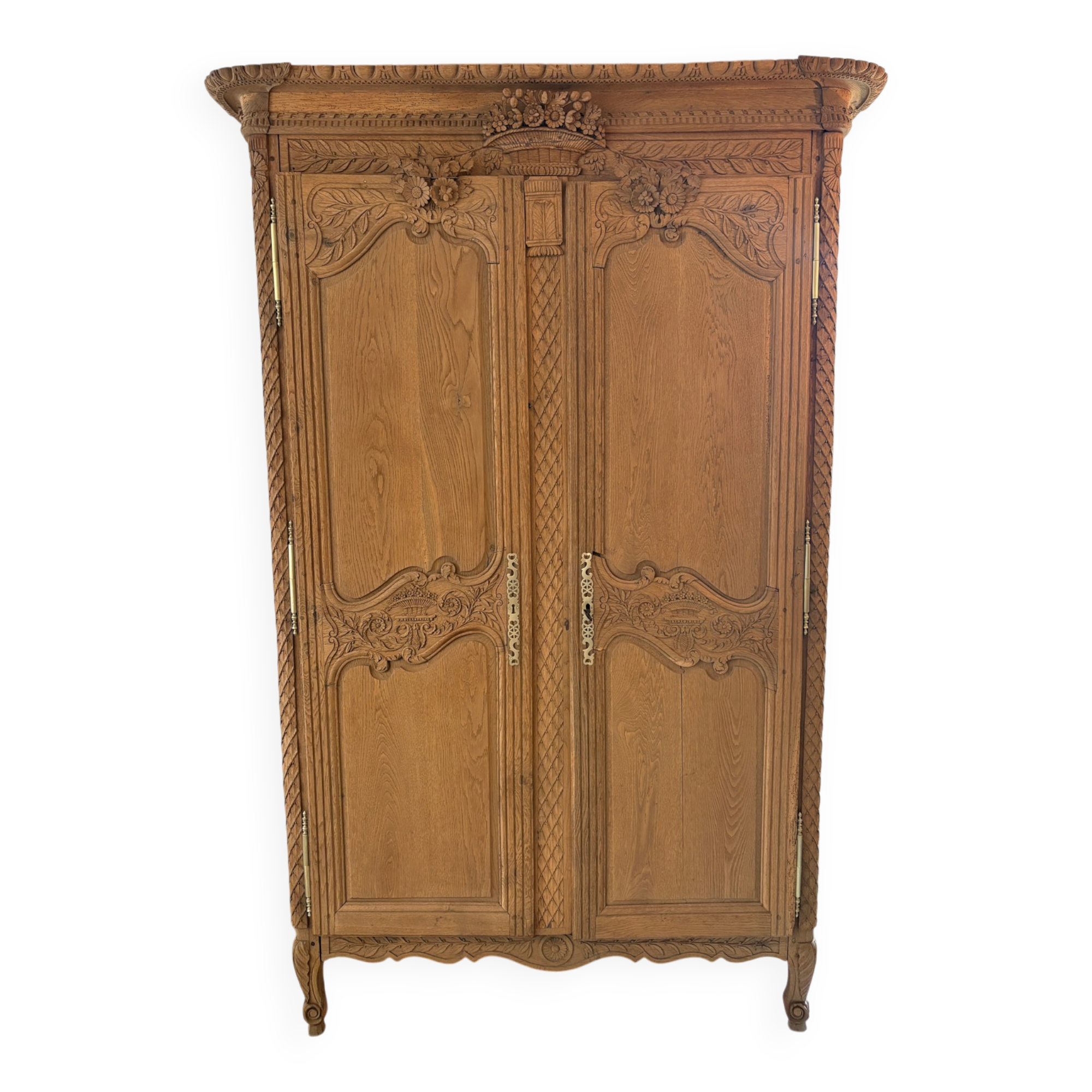 Norman oak cabinet with sandblasted finish