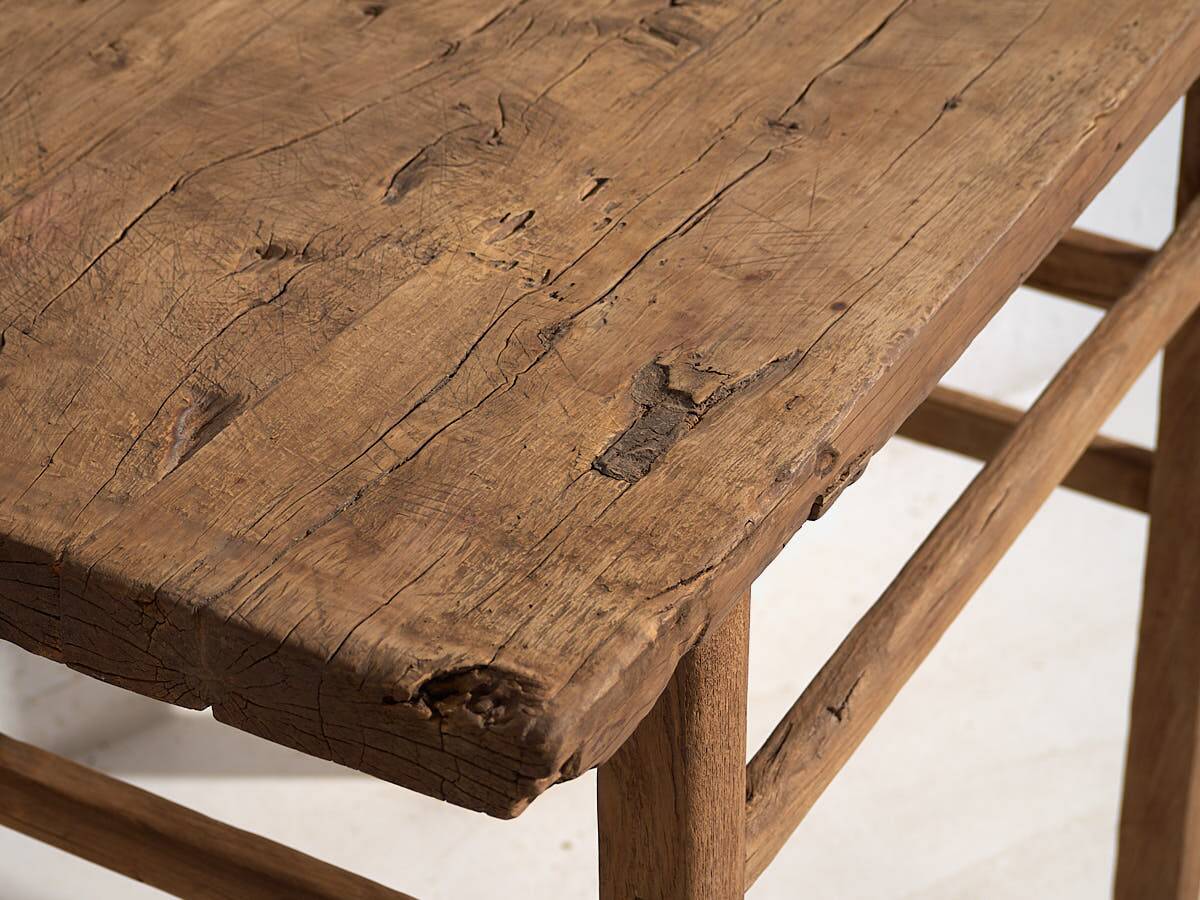 Antique wooden console table (c.1920) #6
