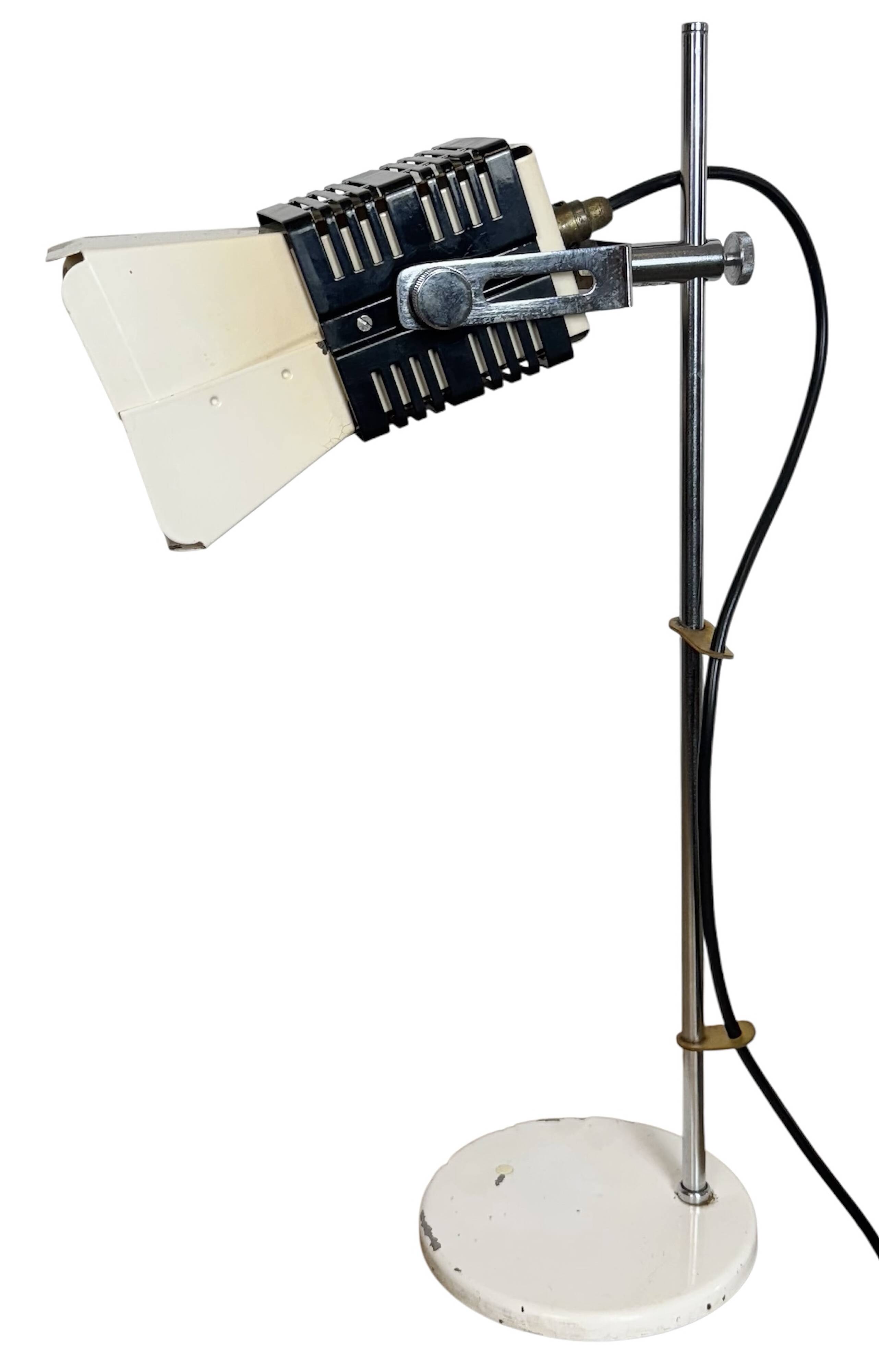 Vintage Beige Table Lamp , 1970s