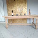 Solid oak farmhouse table