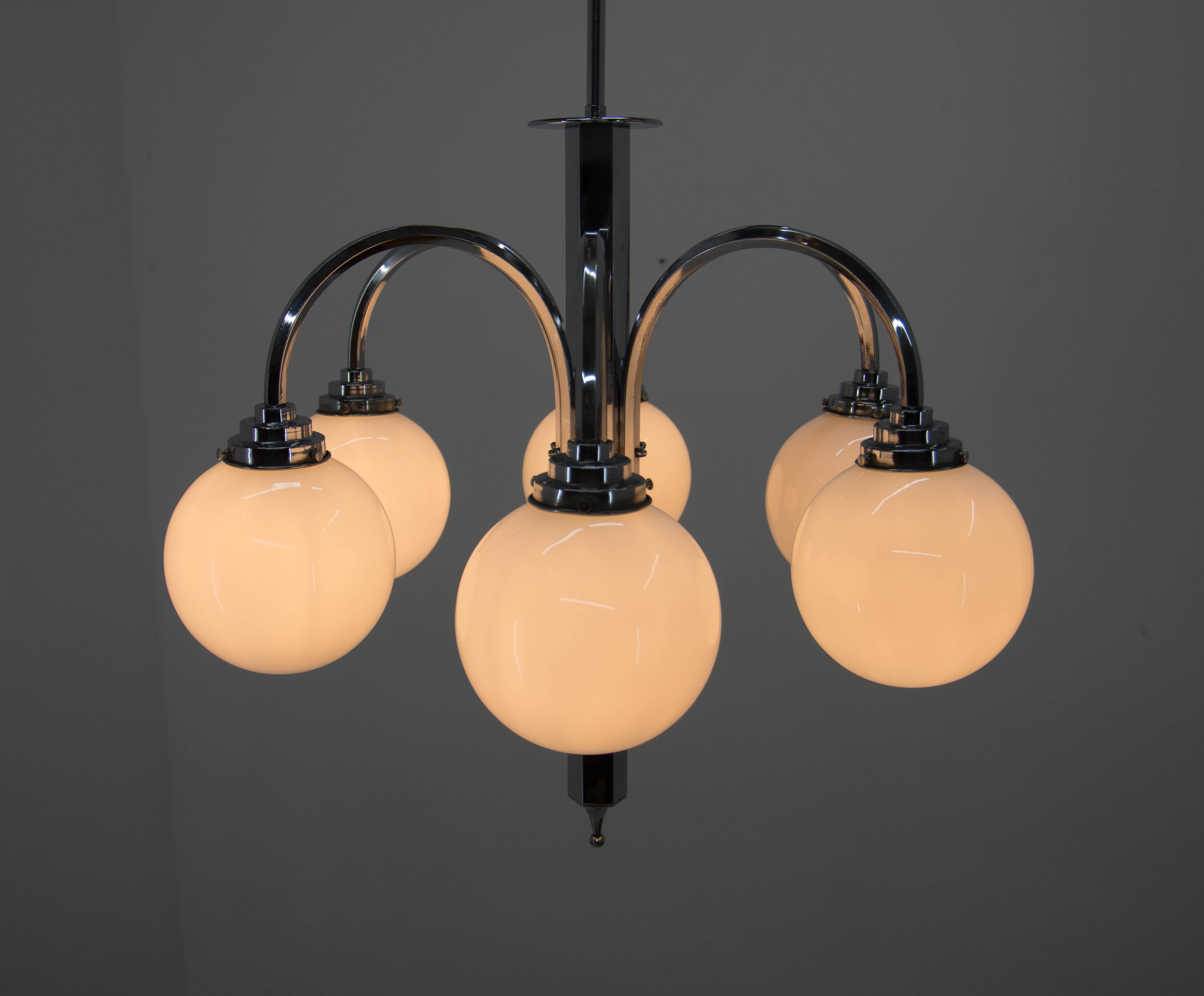 Art Deco Chandelier, France, 1930s