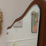 Scandinavian teak mirror