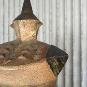 XXL (40-80cm) ceramic chess set by Maria Kenarova
