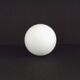 French vintage white opaque matte glass medium replacement glass globe shade