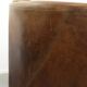 Fauteuil design aviateur en cuir de vache couleur cognac robuste