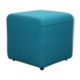 Blue Steelcase B-Free Square Pouf