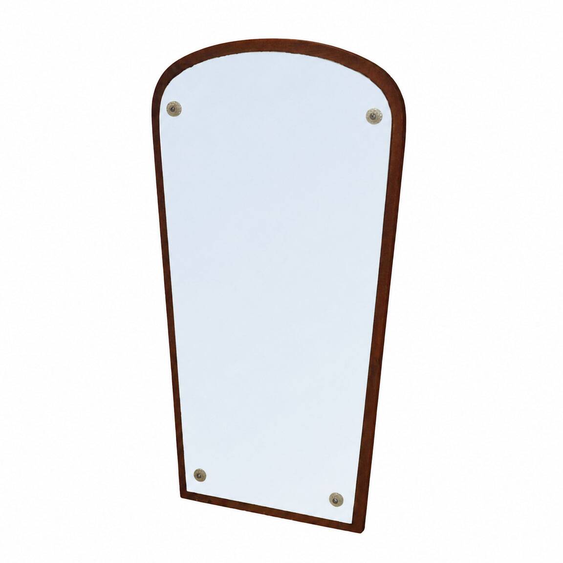 Mirror in a wooden frame, Danish design, 1980s, made in Denmark