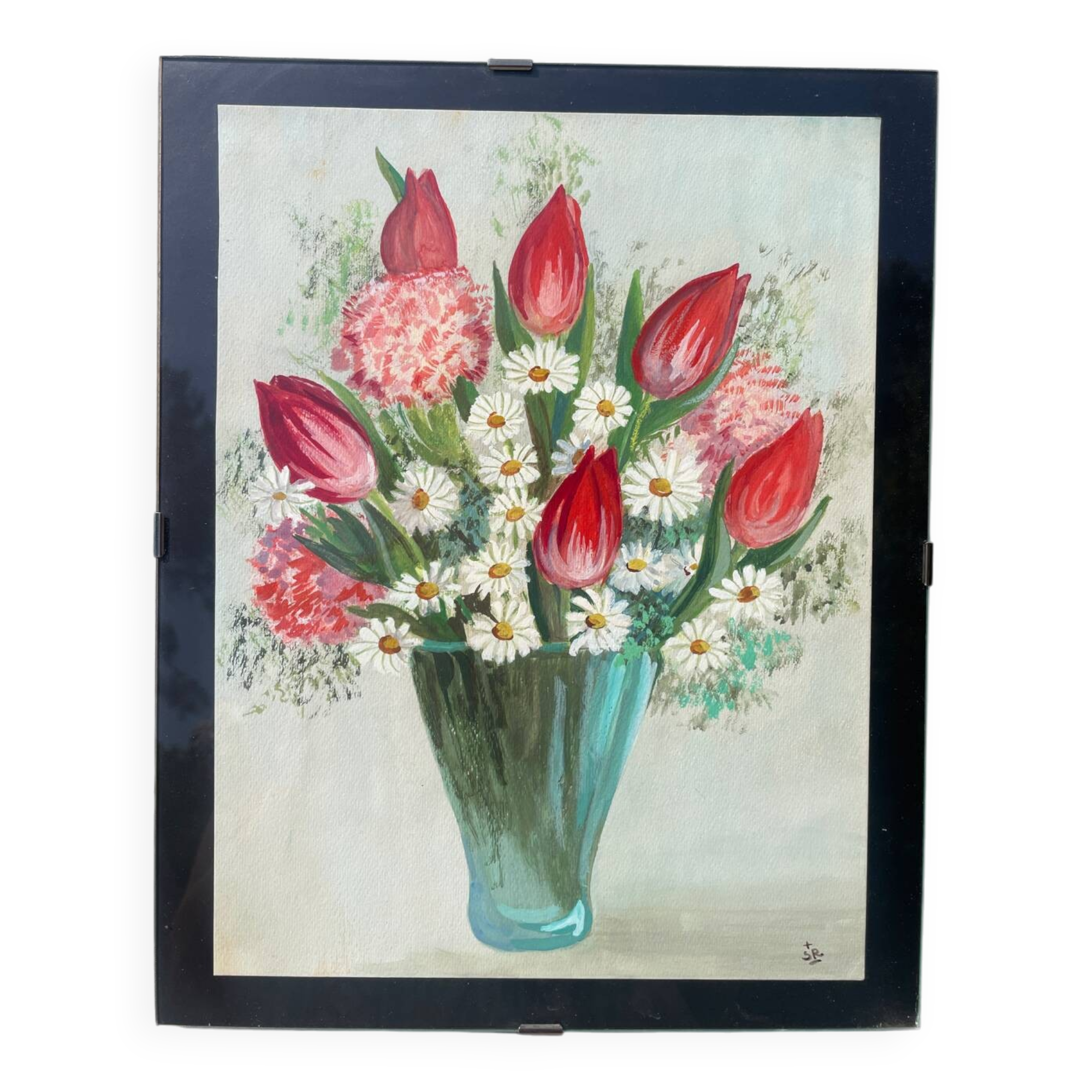 Flower bouquet painting