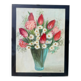 Flower bouquet painting