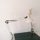 Architect articulated lamp - white lasked metal - made in RDA - 1980