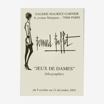 Bernard BUFFET Poster Galerie Garnier 2003