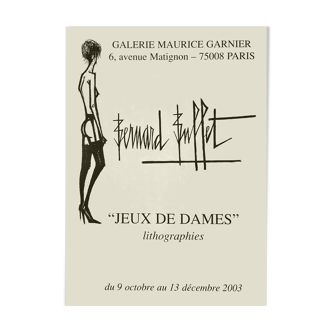 Affiche Bernard Buffet galerie garnier 2003