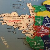 Puzzle map of France