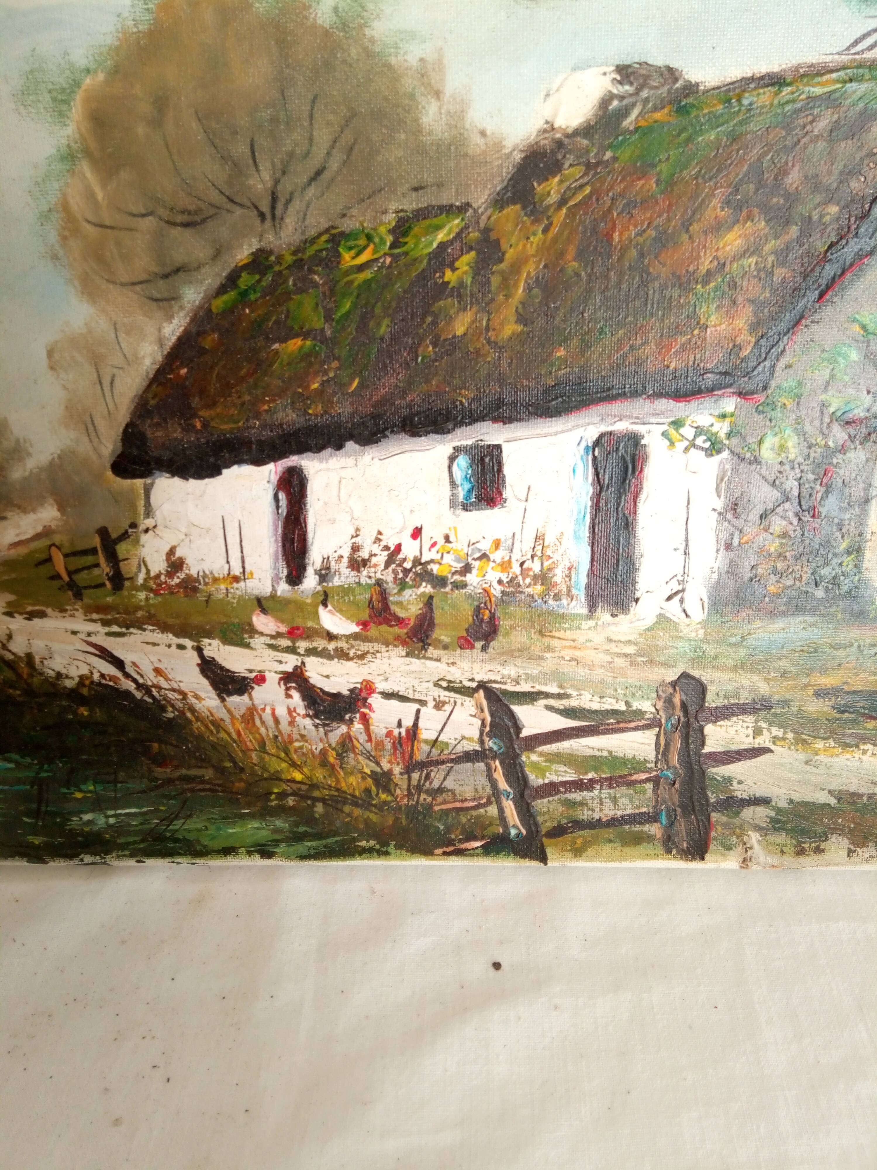 Oil on canvas, landscape