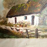 Oil on canvas, landscape