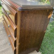Compass leg chest of drawers