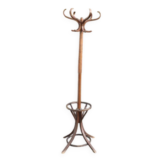 BAUMANN parrot coat rack dark beech umbrella stand