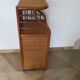 Vintage - sideboard - chest of drawers - woven rattan chest of drawers - wood - bamboo - 80s