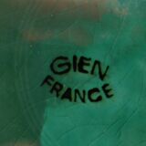 Service à dessert feuilles de vignes barbotine Gien vintage