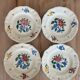 Set of 4 flat plates Sarreguemines and Digoin