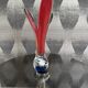 Vintage Murano tulip vase with sulphur base (1960)