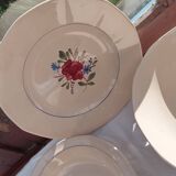 Digoin set of 3 dishes and sauce boat