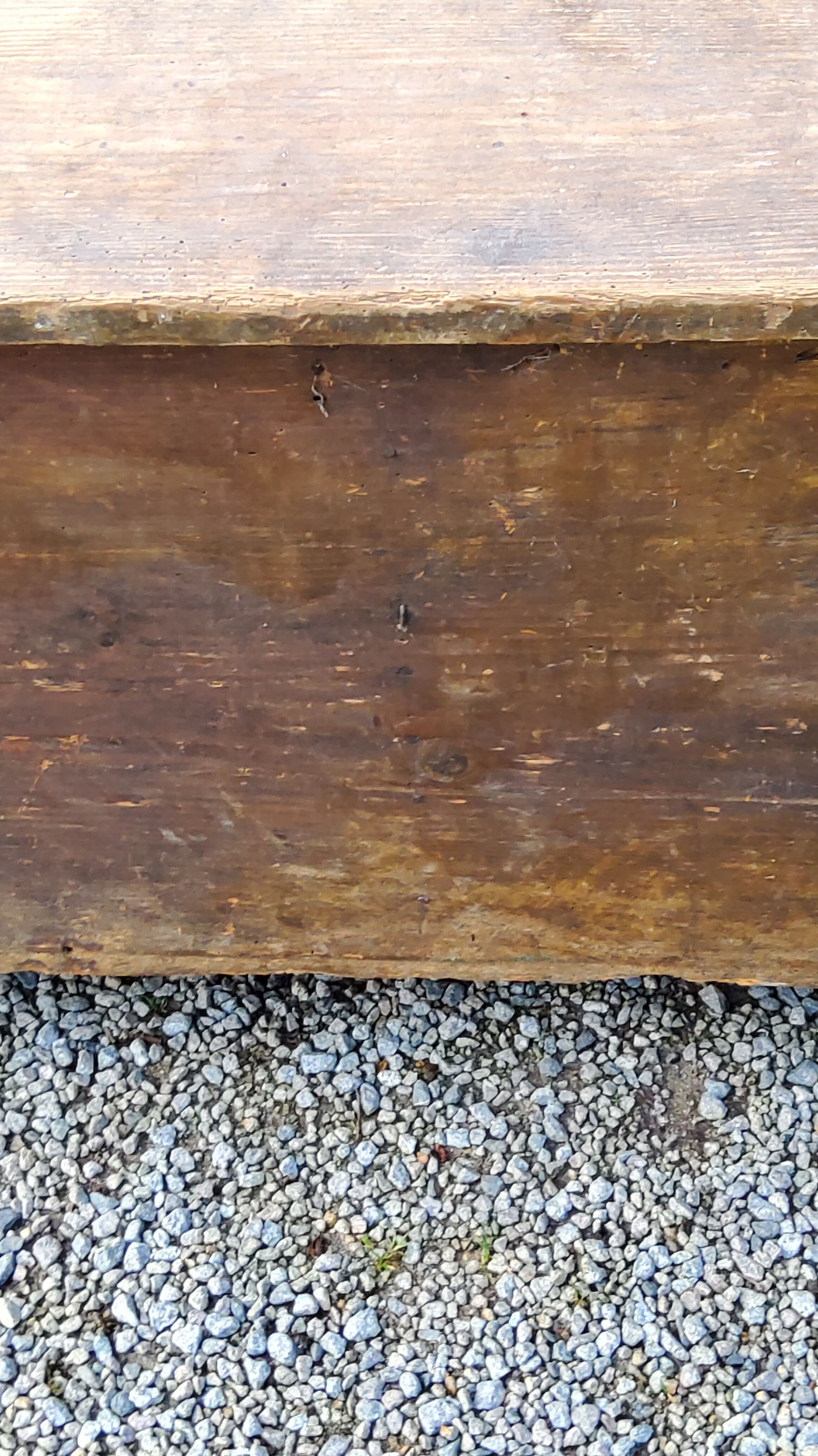 Alsatian polychrome wedding chest eighteenth -nineteenth century