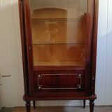 Showcase Louis XVI style mahogany