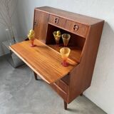Danish teak secretary from the 60s