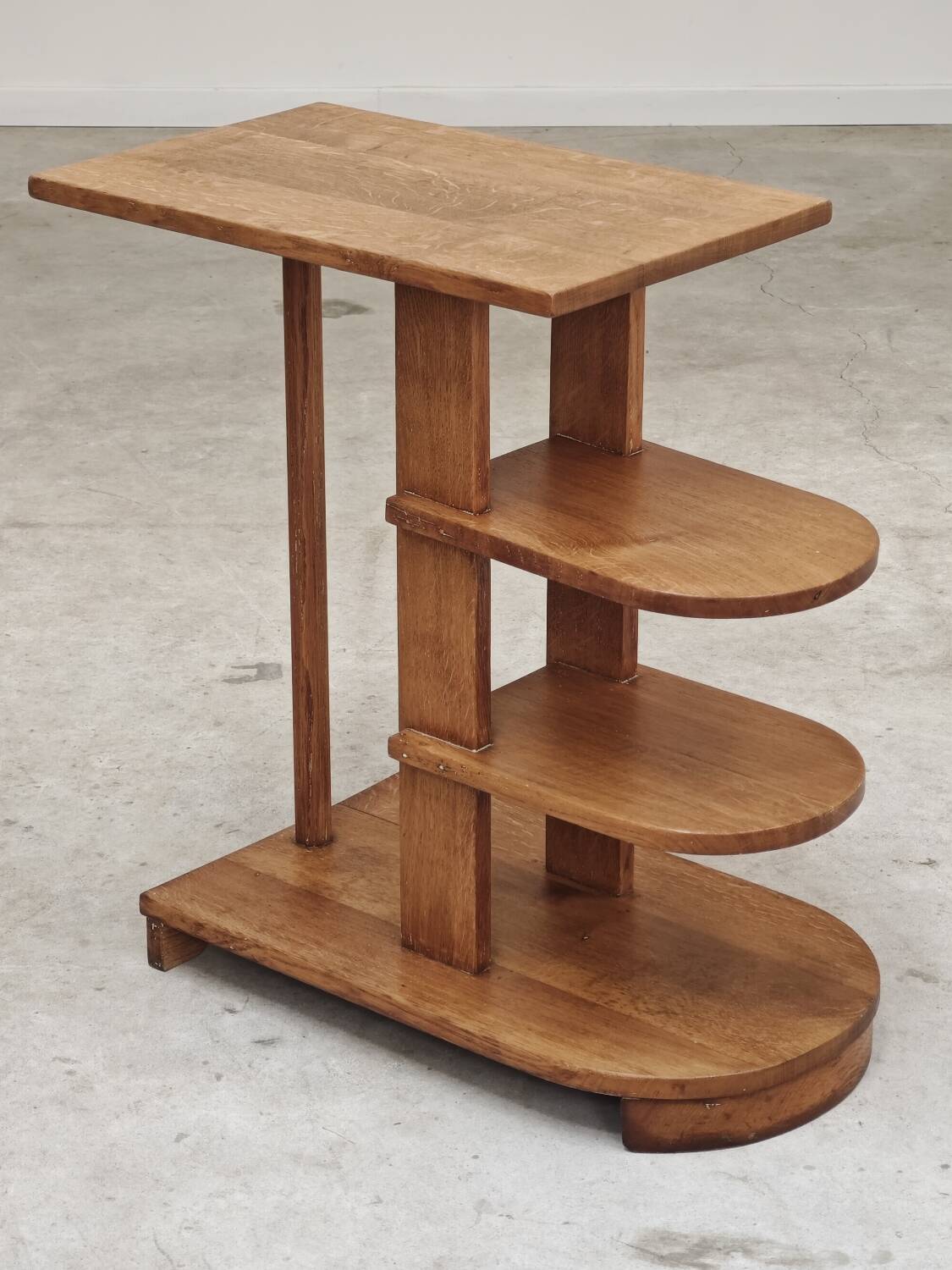 Asymmetrical Art Deco side table or pedestal table by Michel DUFFET 1930