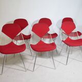 “Bikini” Chairs by Charles & Ray Eames for Herman Miller, Set of 6, 1960s