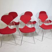 “Bikini” Chairs by Charles & Ray Eames for Herman Miller, Set of 6, 1960s