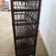 Bookcase - Bibus - 3 levels - woven rattan - bamboo - Vintage - 70s