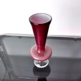 Purple vase in murano glass, Italy, 1980