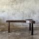 Banc ou table basse modulaire en 2 parties L:2m l:60 H:46